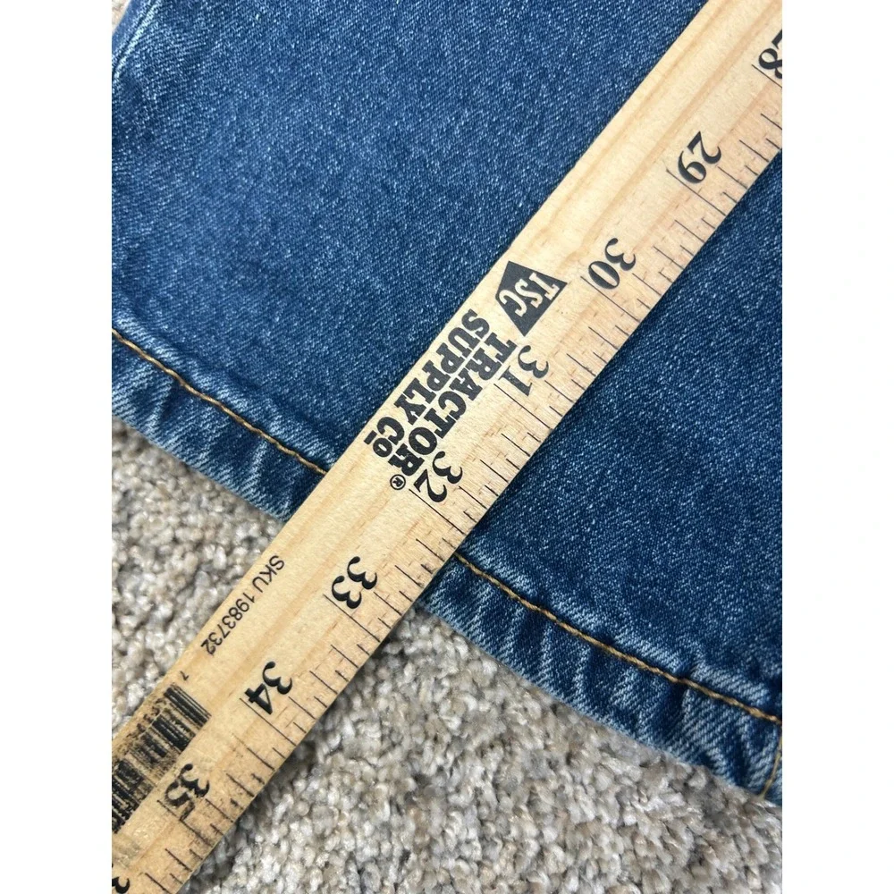 Levis 514 Straight Fit Mens Blue Denim Jeans W33 L34 Medium Wash Stretch #0755